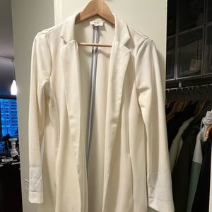 White long blazer